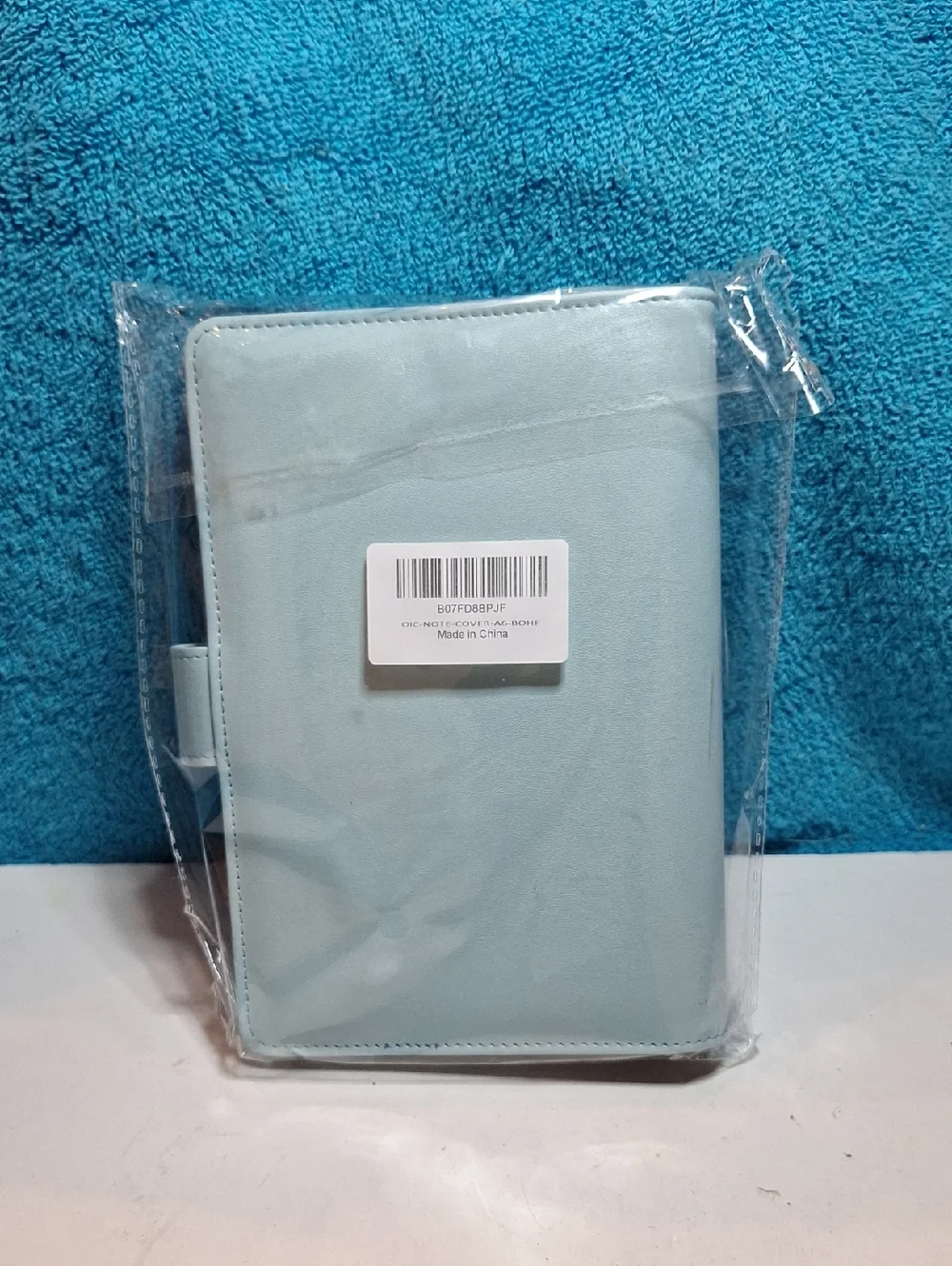Sky Blue A6 Binder Budget Financial Planner Journal with 6 Pockets Inserts NEW